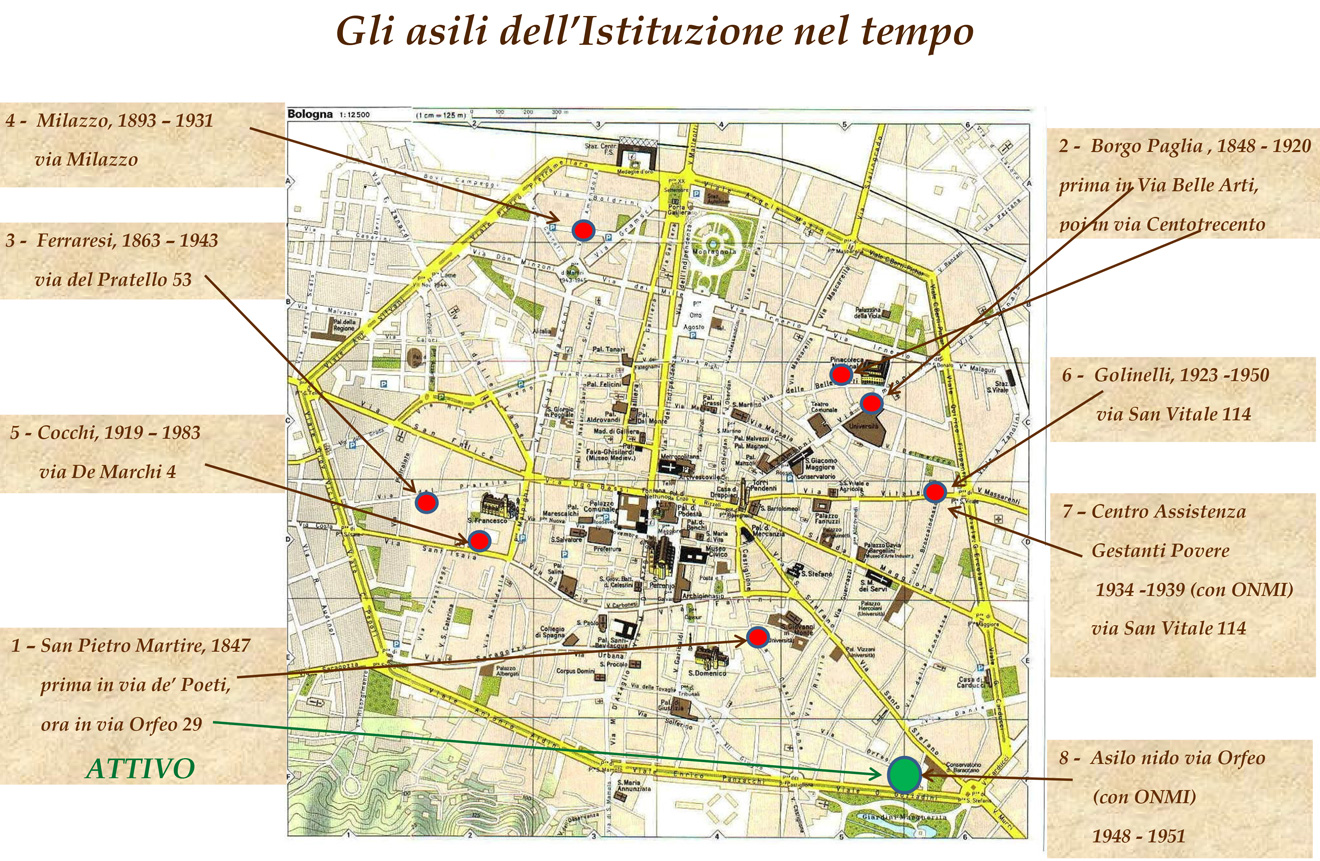 mappa collocazione colori